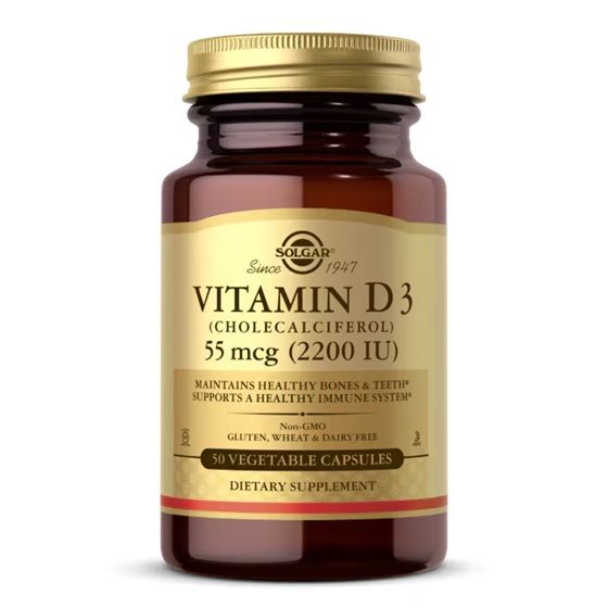 Solgar Calcium Vitamin D3 2200IU 50 Capsules