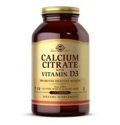Solgar Calcium Citrate with Vitamin D3 60 Tablets