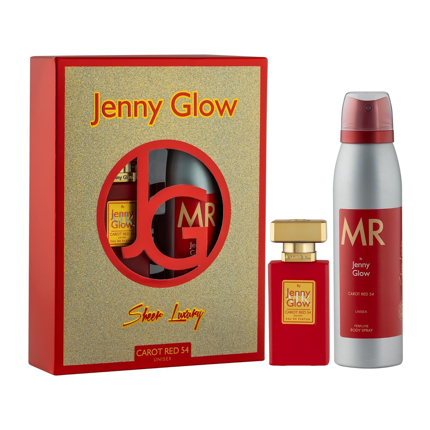 Jenny Glow: Carrot Red 54 2pc Gift Set - Inspired by Baccarat Rouge 540