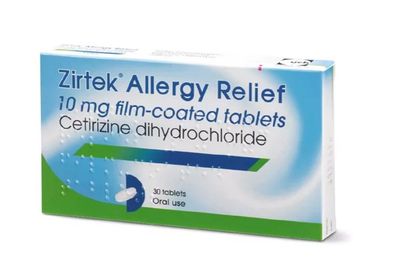 Zirtek Allergy Relief 30 Tablets