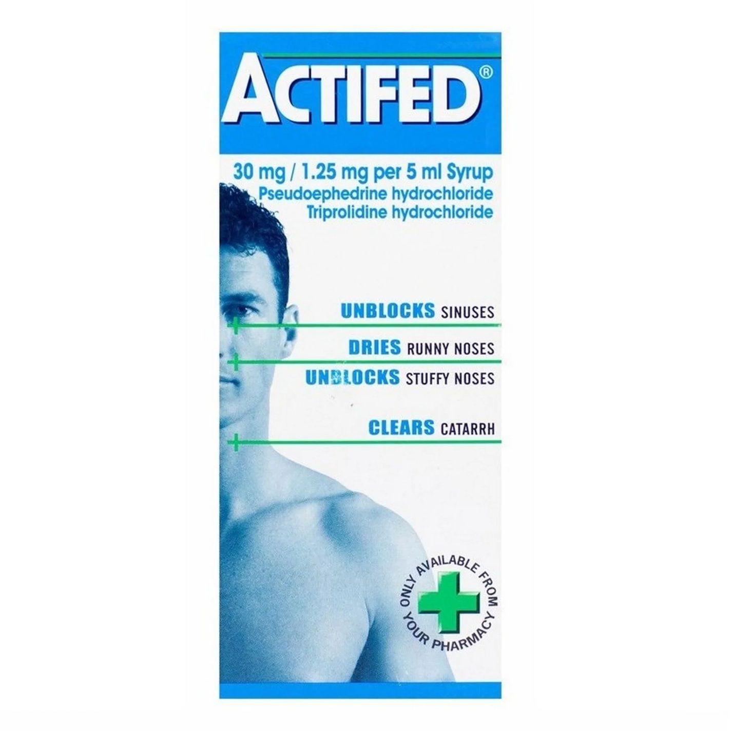 Actifed Syrup 30mg/1.25mg per 5ml Syrup
