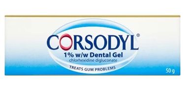 Corsodyl Gum Disease Treatment Gel Chlorhexidine 1% Dental Gel 50g