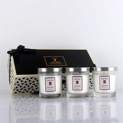 Just Glo Black Orchid Scented Candle Set