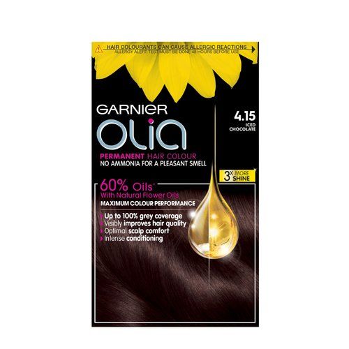 Garnier Olia Permanent Hair Colour Iced Chocolate 4.15