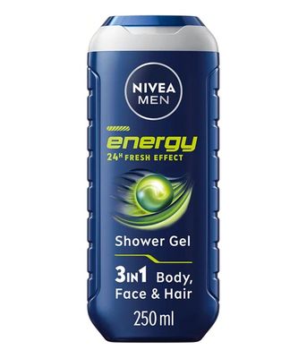 Nivea Men Energy 3 in 1 Shower Gel 250ml