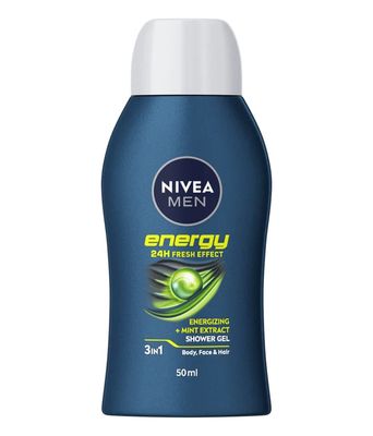 Nivea Men Energy 3 in 1 Shower Gel 50ml
