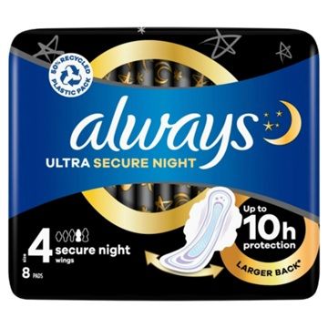 Always Ultra Secure Night 16 Pack