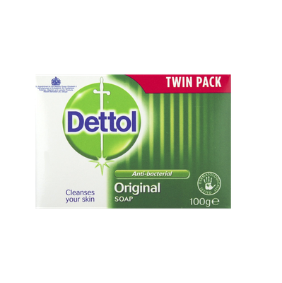 Dettol Original Bar Soap Twin Pack (2x100g)
