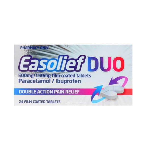 Easolief Duo Tablets 500mg/150mg FC Tabs
