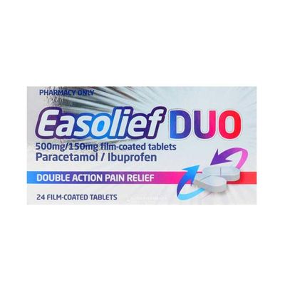 Easolief Duo Tablets 500mg/150mg FC Tabs