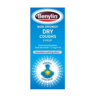 Benylin Non Drowsy Dry Cough Syrup 125ml