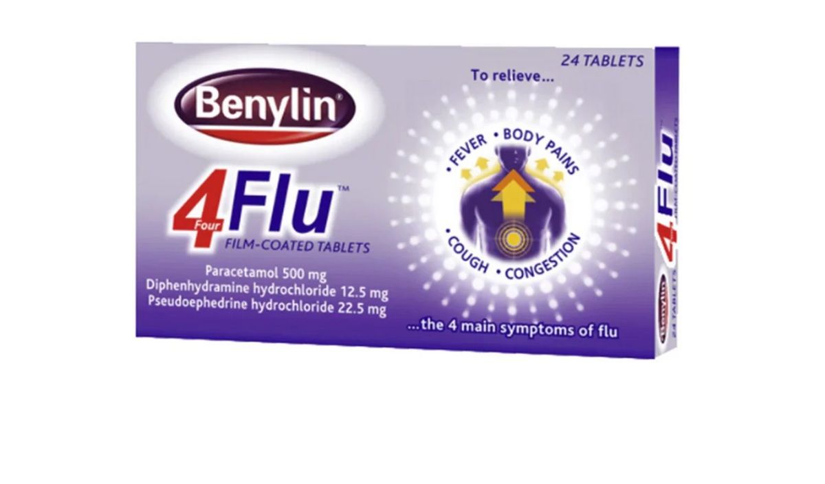 Benylin 4 flu Tablets 24's