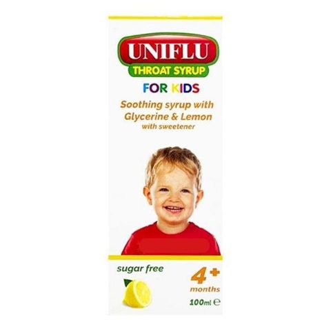 Uniflu Throat Syrup For Kids 100ml