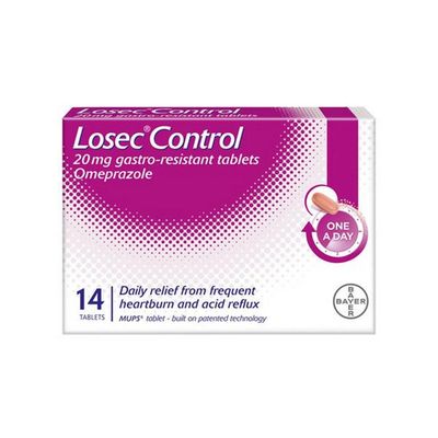 Losec Control 20mg 14 Tablets