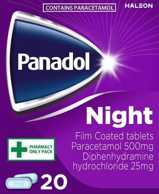 Panadol Night Paracetamol 500mg 20 Tablets