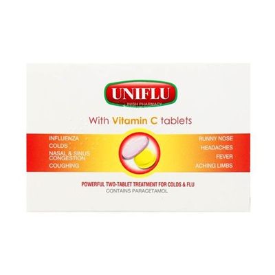 Uniflu with Vitamin C 12 Tablets