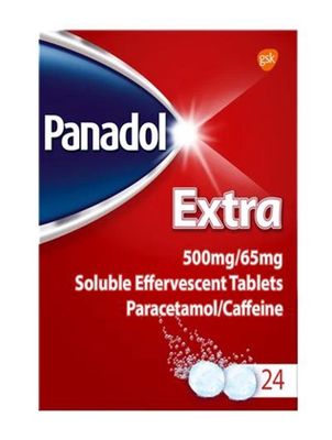 Panadol Extra Paracetamol 500mg/Caffeine 65mg 12 Tablets