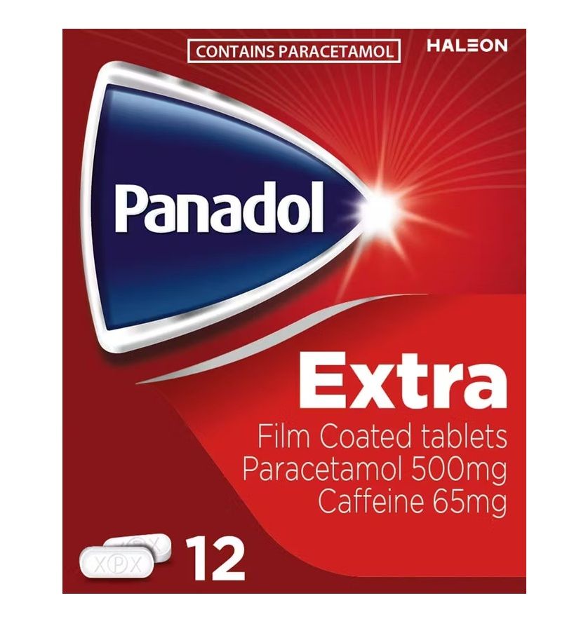Panadol Extra Paracetamol 500mg/Caffeine 65mg 12 Tablets