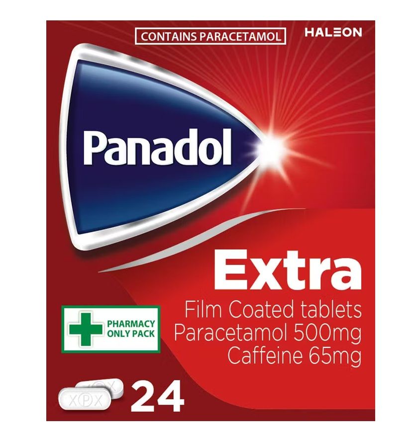 Panadol Extra Paracetamol 500mg/Caffeine 65mg 24 Tablets