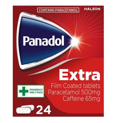 Panadol Extra Paracetamol 500mg/Caffeine 65mg 24 Tablets