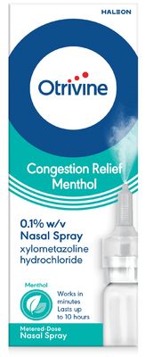 Otrivine Congestion Relief Menthol