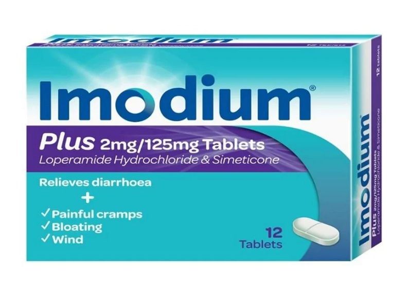 Imodium Plus 12 Tablets