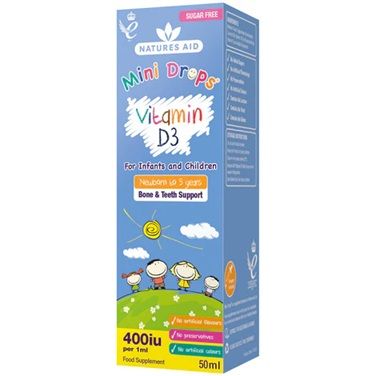 Natures Aid Vitamin D3 Mini Drops