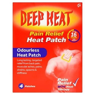 Deep Heat Patches: 4 pack