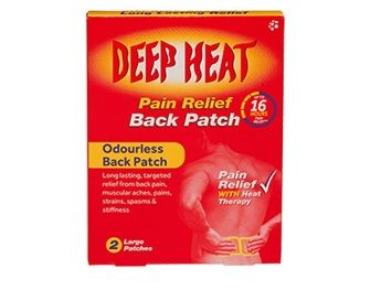 Deep Heat Patches: 2 pack