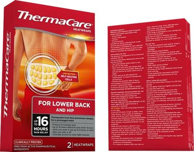 ThermaCare Heat Wrap Pain Relief - Lower Back & Hip