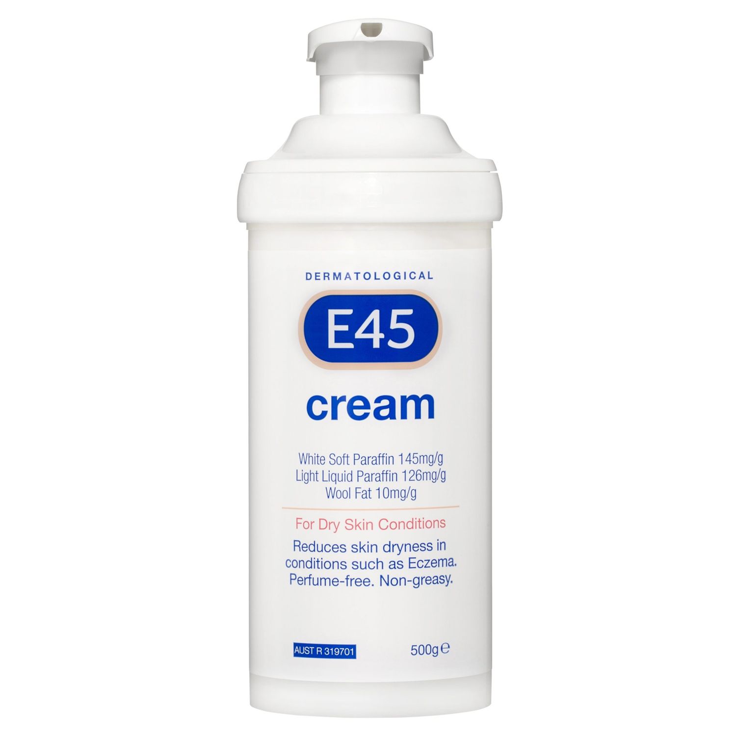 E45 Cream 500g Pump