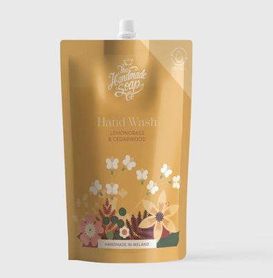 Handmade Soap Company: Soap Refill Lemongrass & Cedarwood 500ml