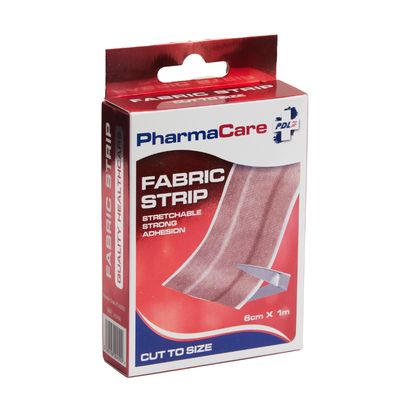 PharmaCare Fabric Strip 6cm x 1m