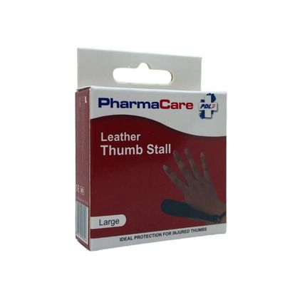 PharmaCare Leather Thumb Stall Large