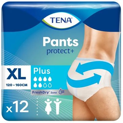 TENA Unisex Pants Protect+ XL 12's