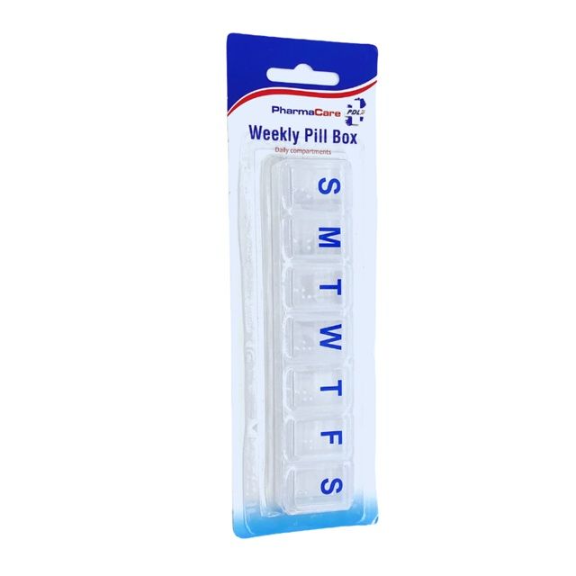 PharmaCare 7 Day Pill Box – Small PharmaCare 7 Day Pill Box – Small