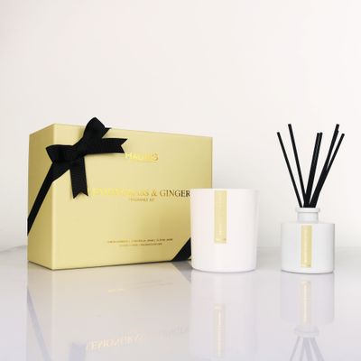 Haunis Lemongrass & Ginger Fragrance Set