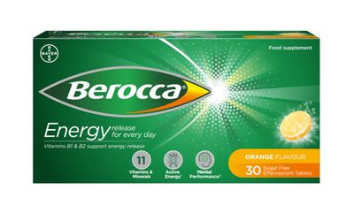 Berocca Orange Effervescent Tablets 30 Tablets