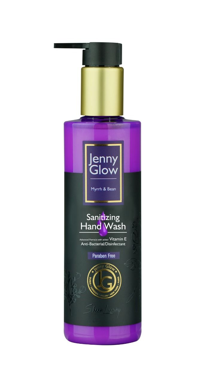 Jenny Glow: Myrrh & Bean Sanitizing Hand Wash