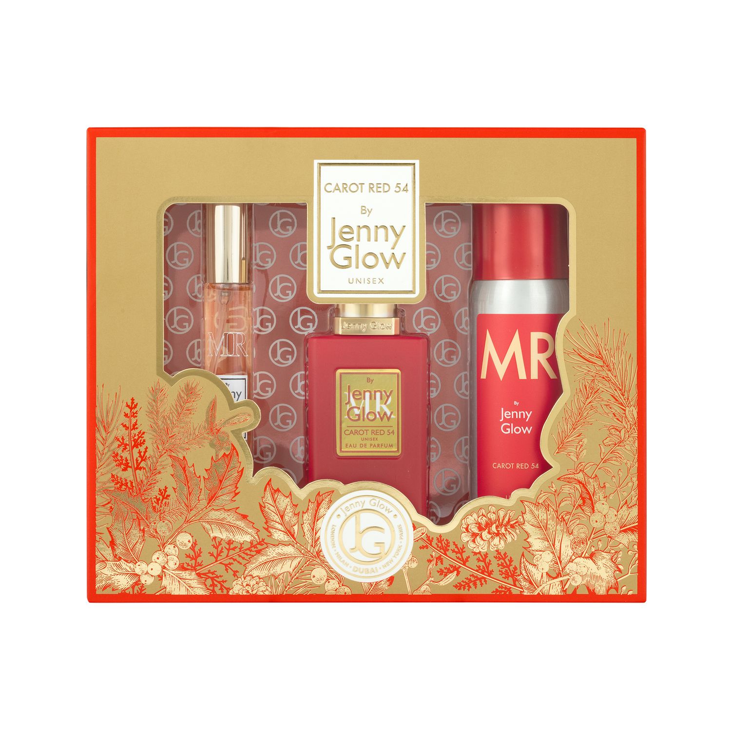 Jenny Glow: Carrot Red 3pc Gift Set - Inspired by Baccarat Rouge 540