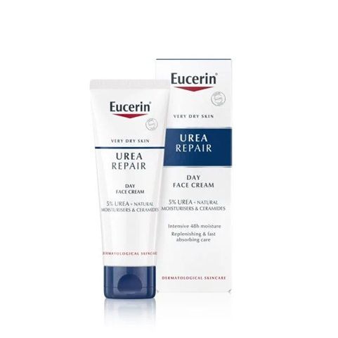 Eucerin UreaRepair Replenishing Face Cream 5% Urea 50ml Eucerin UreaRepair Replenishing Face Cream 5% Urea 50ml