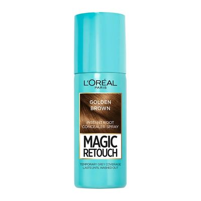 L'Oreal Magic Retouch Instant Root Concealer Spray 75ml Golden Brown L'Oreal Magic Retouch Instant Root Concealer Spray 75ml Golden Brown