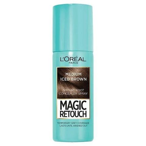 L'Oreal Magic Retouch Instant Root Concealer Spray 75ml Medium Iced Brown L'Oreal Magic Retouch Instant Root Concealer Spray 75ml Medium Iced Brown