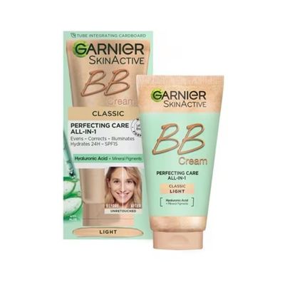 Garnier SkinActive Classic Perfecting All-in-1 BB Cream, Light, SPF 15