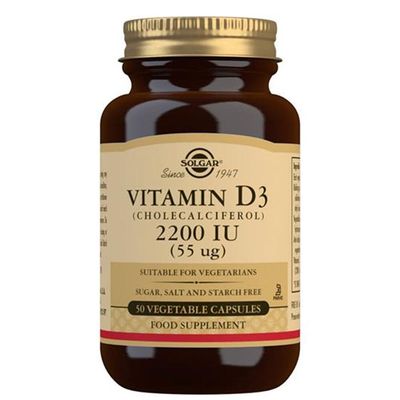Solgar Vitamin D3 (cholecalciferol) 2200 IU 50 Capsules