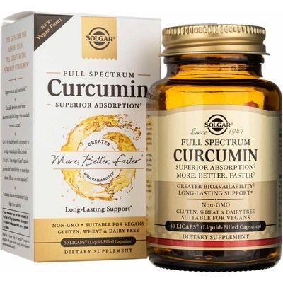 Solgar Full Spectrum Cut cumin Optimal Absorption 30 Capsules