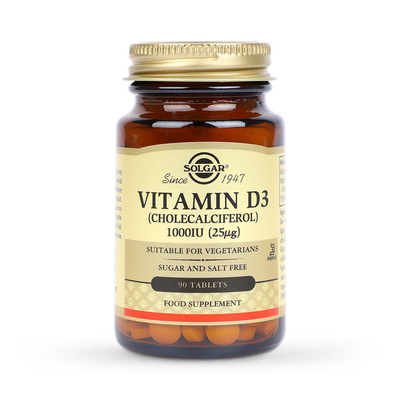 Solgar Vitamin D3-cholecalciferol 1000IU            90 Capsules