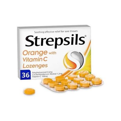 Strepsils Orange with Vitamin C 36's