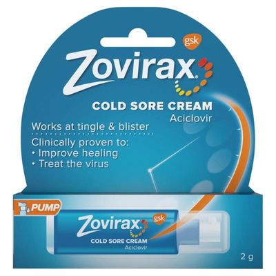 ​Zovirax Cold Sore Cream Pump 2g