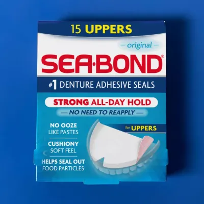 Sea-Bond Denture Adhesive Seals — Original 15 Uppers